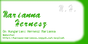 marianna hernesz business card
